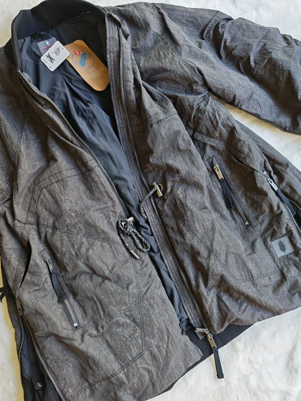 Free People Movement Trek Puffer Jacket Utility Black NWT $368 Retail - Picture 3 of 15